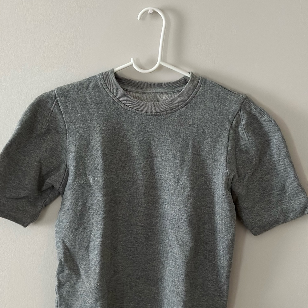 Everlane Grey Short Sleeve SweatShirt